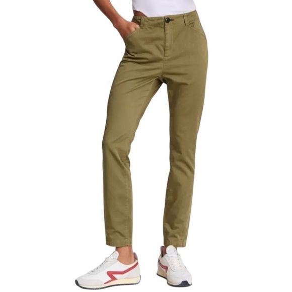 Rag & Bone Women’s Field Chino Olive Green Pants Size 26 - Picture 1 of 13